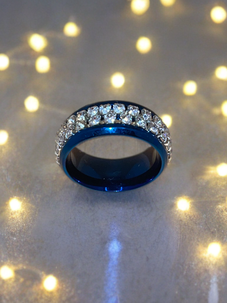 Blue Glass Ring