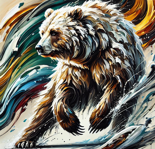 Abstract Bear